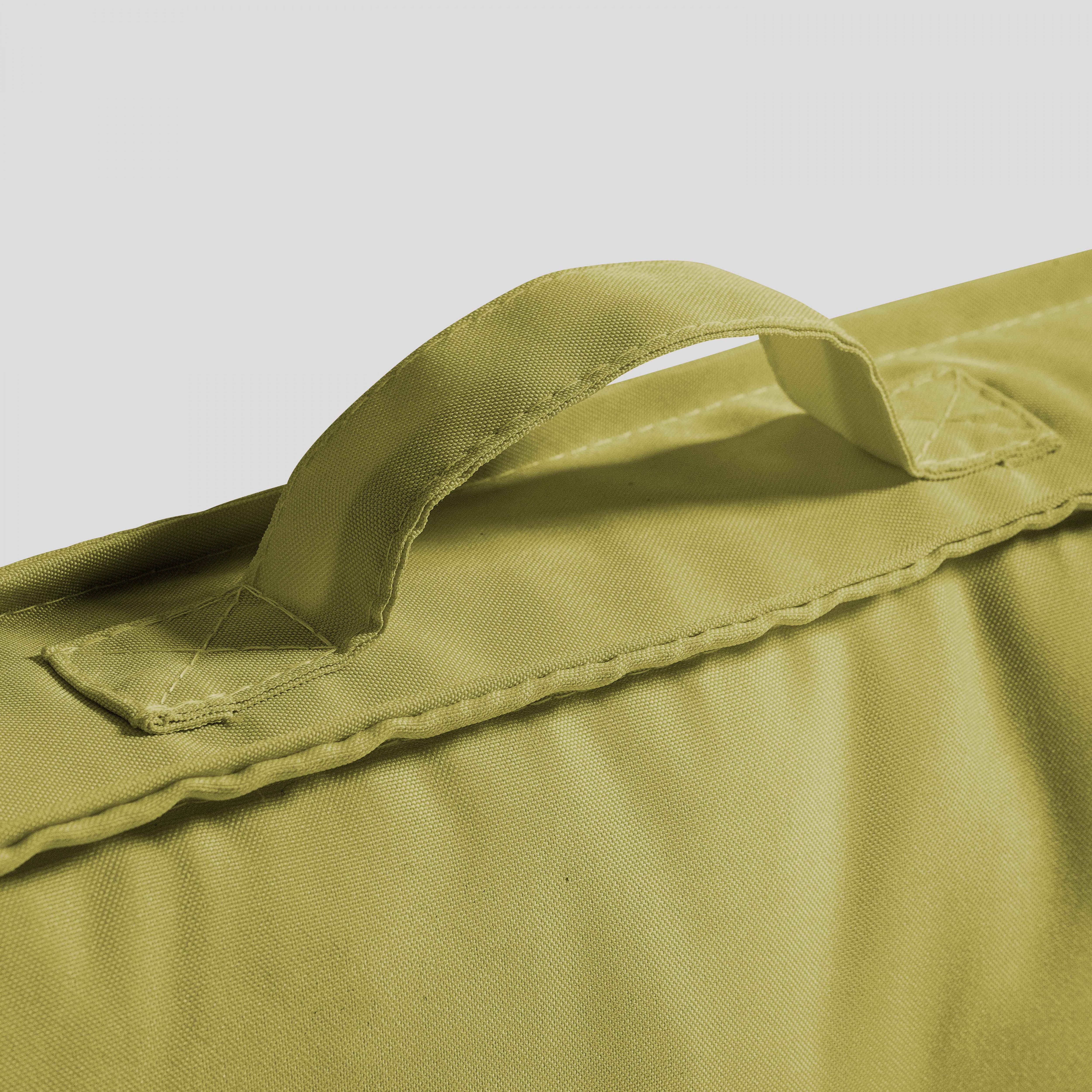 Oviala - Lot 2 coussins palette dossier polyester vert 60x40x12 cm Cuzco - Oviala - Image 3