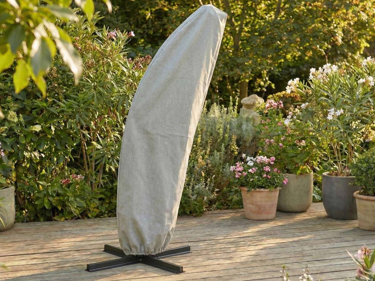 Housse de protection Cover Garden pour parasol déporté jusqu'à Ø 5 m - livrée avec une tige de pose - Jardiline - Image 2