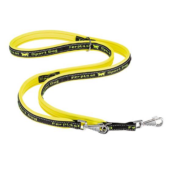 Ferplast - Ferplast Laisse chien SPORT DOG, Laisse de dressage pour chien taille grande, Mousqueton avec mécanisme magnétique, Poignée rembourrée, Coutures - Image 1