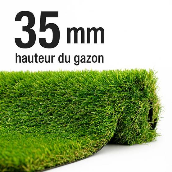 AGCO - Gazon Synthetique 35mm - 2Mx25M soit 50m2 - MGS - Image 1
