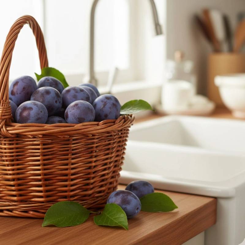Prunier nain Mirablue® - Bon rendement - Pot de 7,5L - 40/60 cm - De 1,00 m à 1,50 m - Image 4