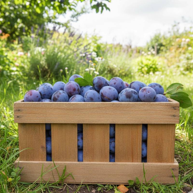 Prunier nain Mirablue® - Bon rendement - Pot de 7,5L - 40/60 cm - De 1,00 m à 1,50 m - Image 3