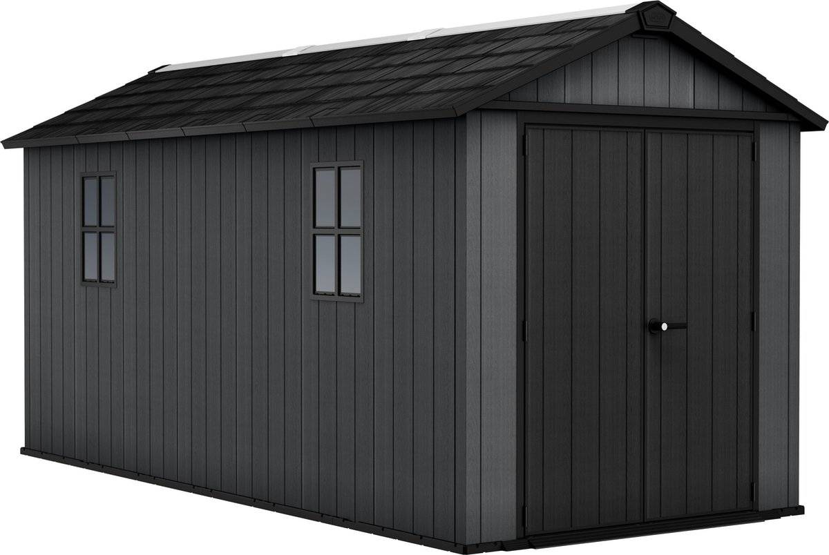 Keter - Abri de jardin Newton Plus 7515 - 10 m² - Gris Aspect bois - KETER - Image 1