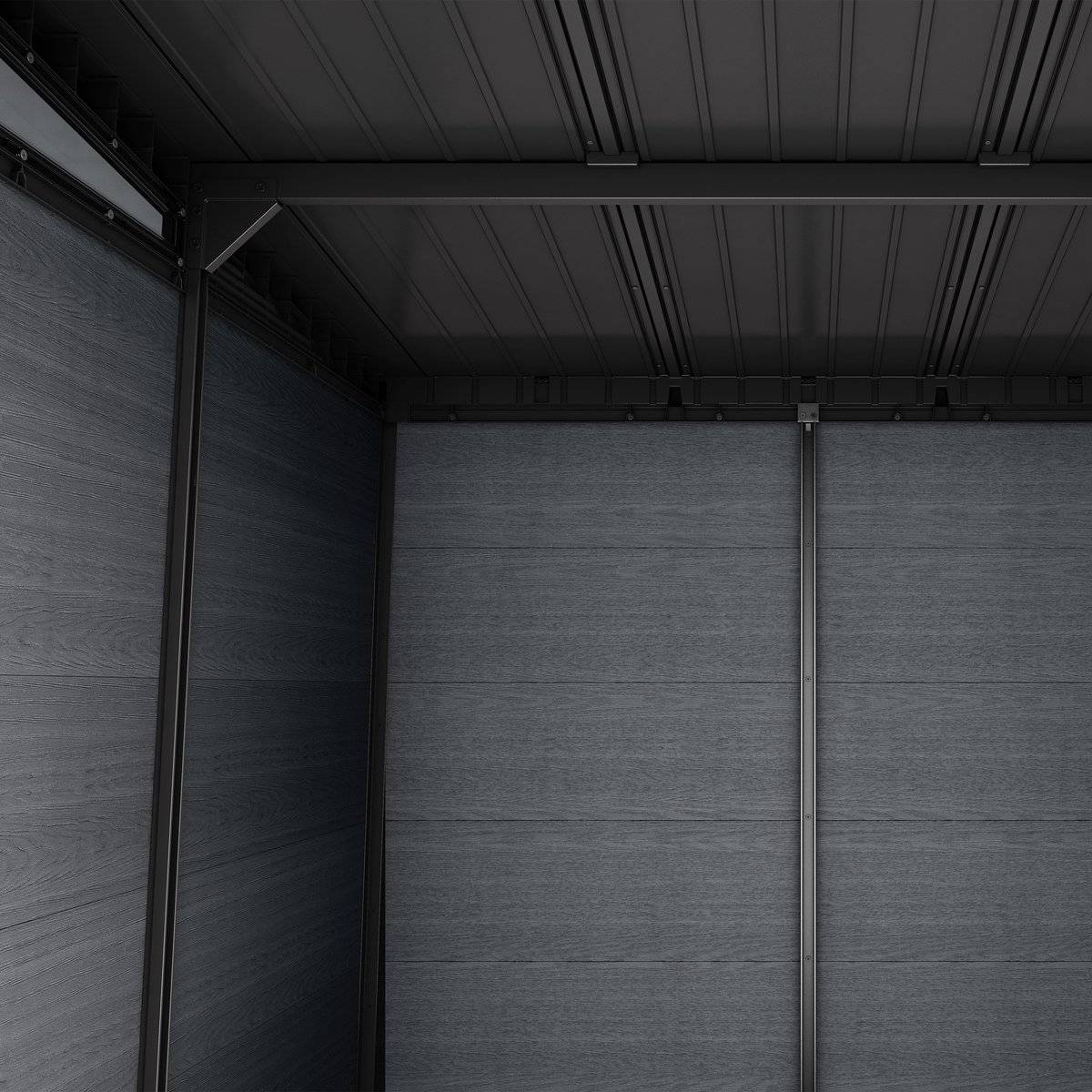Keter - Abri de jardin Newton Plus 7515 - 10 m² - Gris Aspect bois - KETER - Image 2