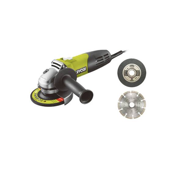 Ryobi - Pack RYOBI Meuleuse d'angle RAG600-115G - 600W - 115mm - 6 disques - RAK6AGD115 - 115mm - Image 1