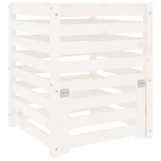 Composteur bois de pin blanc 63.5 x 63.5 x 77.5 cm - PANGIVO - Image 2