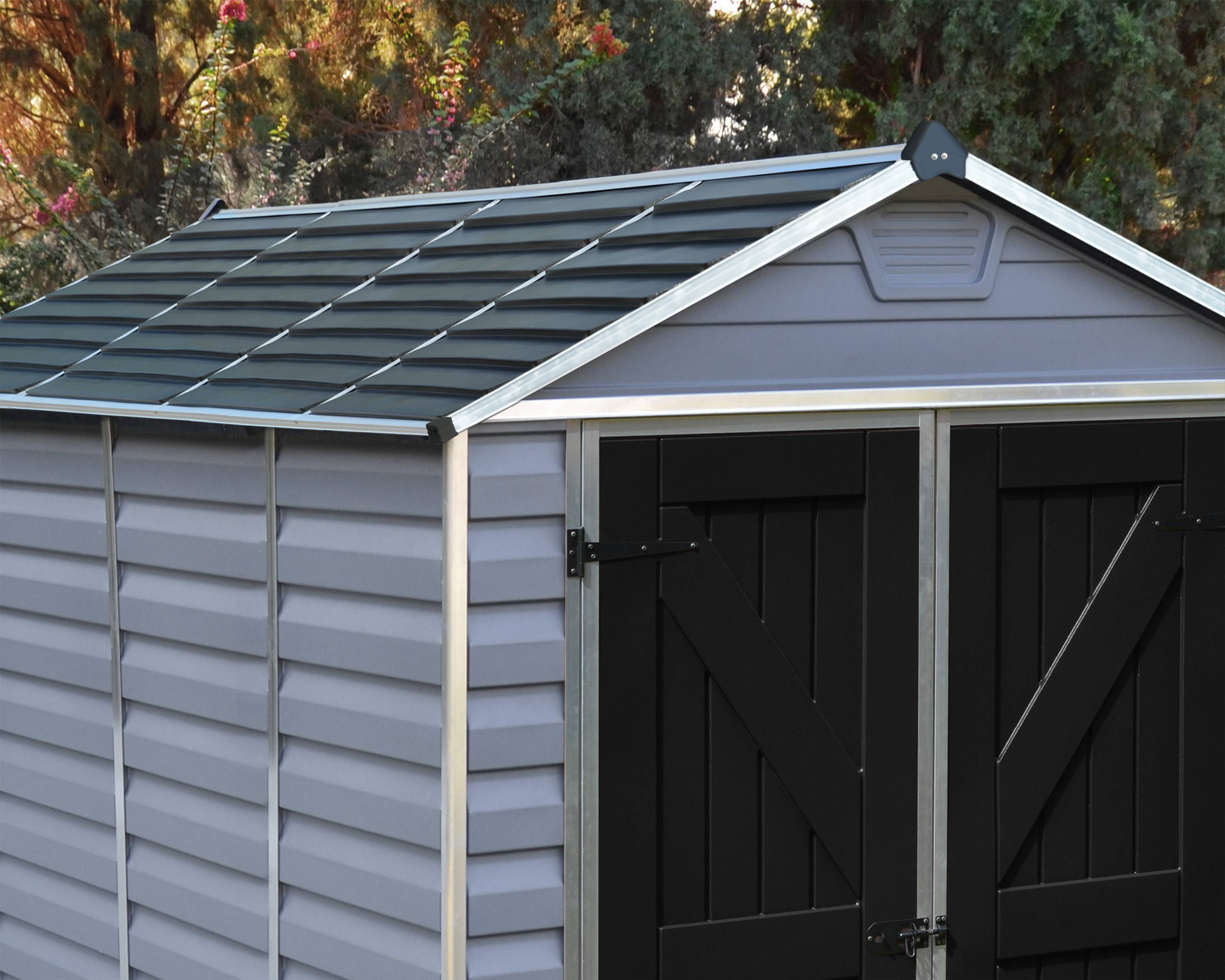 Canopia - Canopia Abri de jardin Skylight 4,2m² Gris/Noir - Image 3