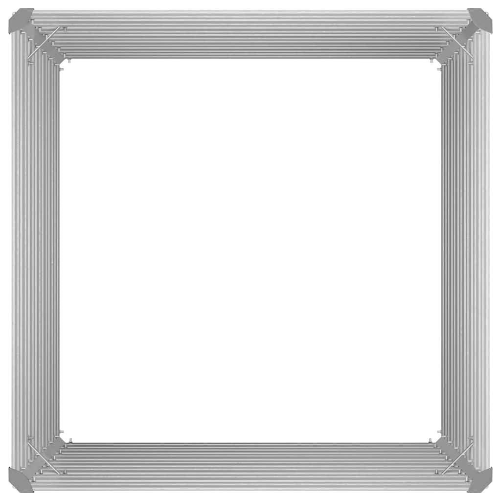 Vidaxl - Jardinière 100 x 100 x 77 cm Acier galvanisé Vert vidaXL 47021 - Image 9