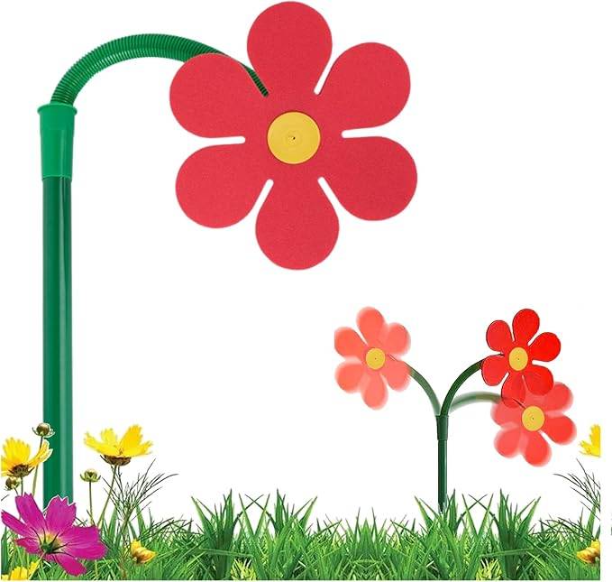 Arroseur Crazy Daisy | Arroseur d'eau rotatif à 720° pour pelouse | système d'irrigation Arroseur Crazy Daisy | Arroseur d'eau rotatif à 720° pour pelouse | système d'irrigation