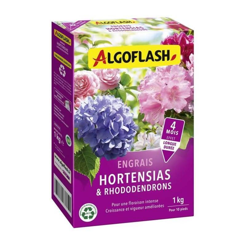 Algoflash Naturasol - Engrais Hortensias Et Rhododendrons - Algoflash Naturasol - 1 Kg - Image 1