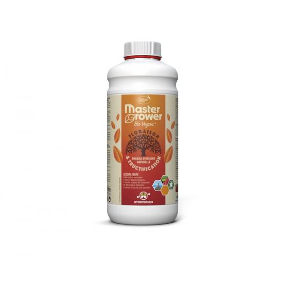 Engrais BIO VEGAN Bloom 1 litre Master Grower - Hydropassion - Image 2
