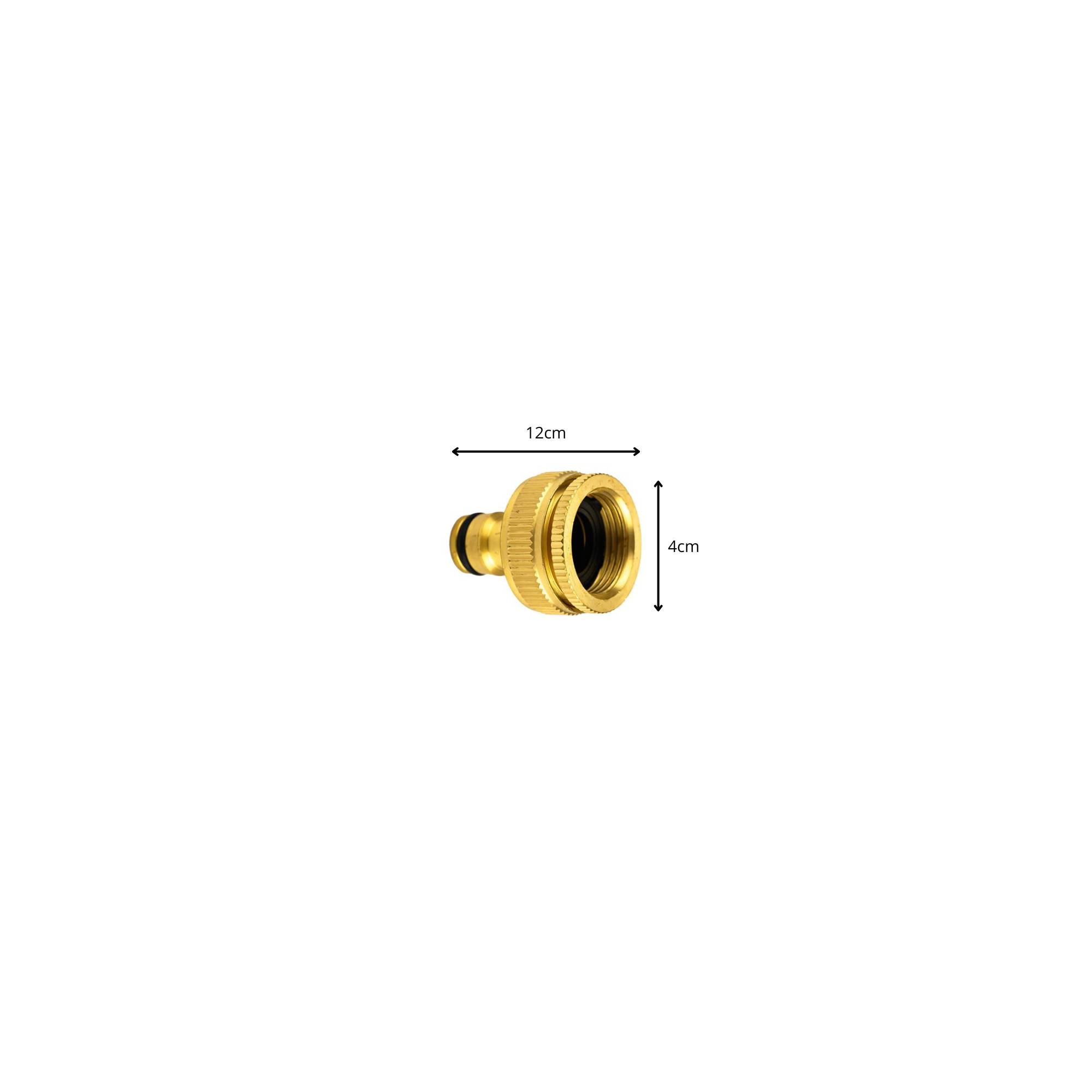 Nez de robinet pour tuyau d'arrosage - Suan - En laiton - Dimension : 19 et 25 mm - Image 2