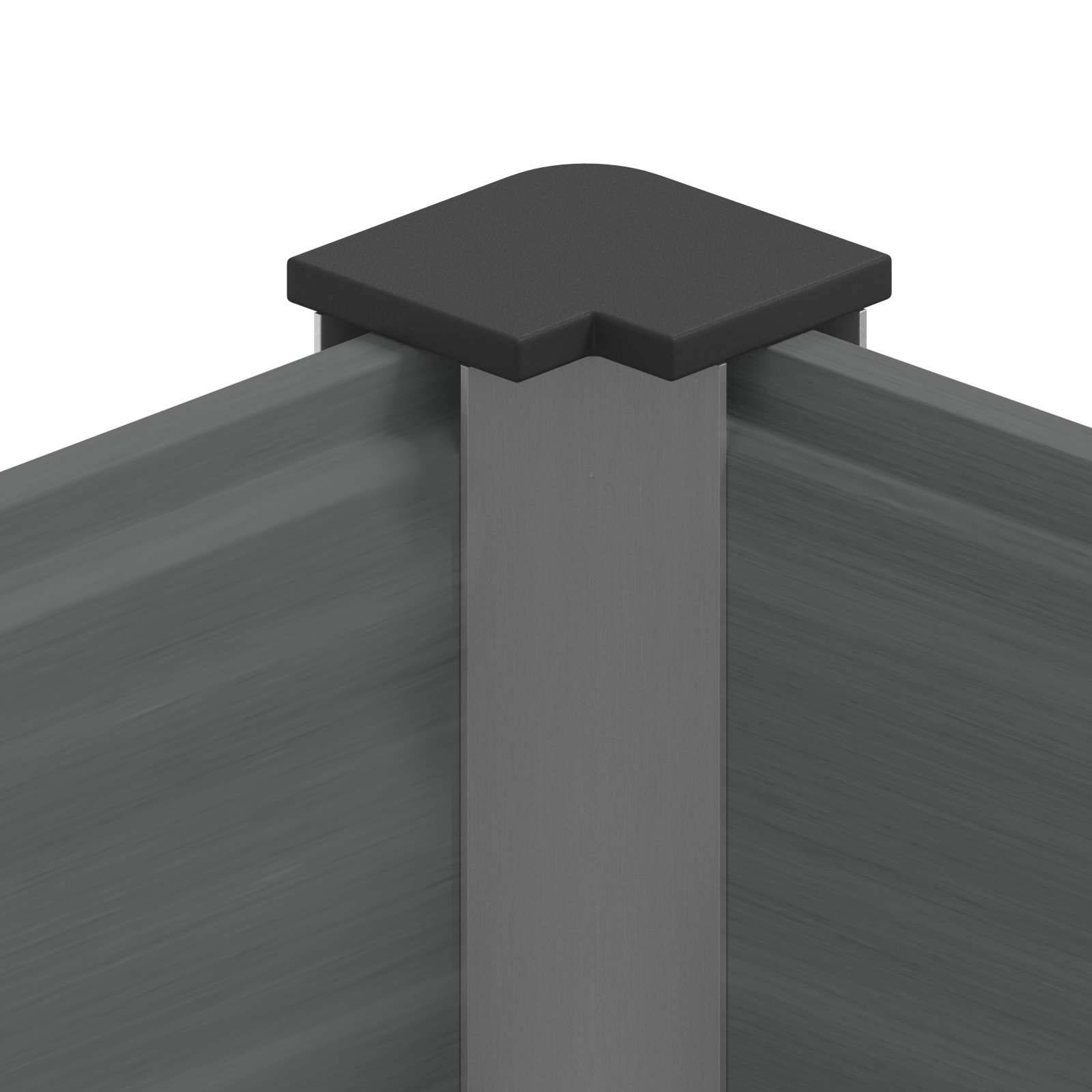 PANGIVO - Jardinière surélevée composite bois plastique et aluminium gris 150 x 30 x 72 cm - PANGIVO - Image 6