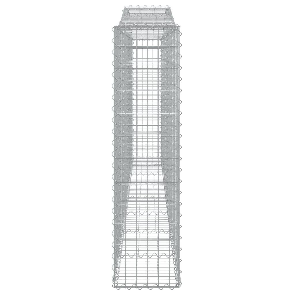 Vidaxl - Panier de gabions arqué 400x30x120/140 cm Fer galvanisé vidaXL 153406 - Image 5