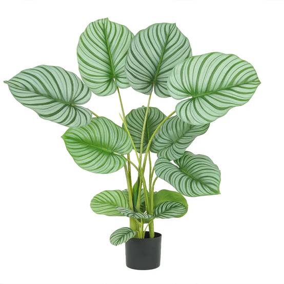 Ligne Deco - Plante verte calathea artificiel 100cm - Image 1