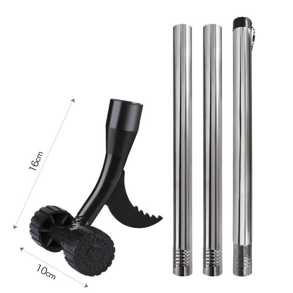 0 - Désherbeur roulant ergonomique - Pour allées et terrasses - Lame acier - Compact et léger - Image 3