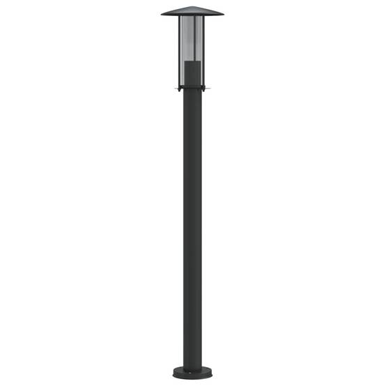 Lampadaire de jardin - Lampadaire d'extérieur noir 100 cm acier inoxydable-JU1060 - Image 4