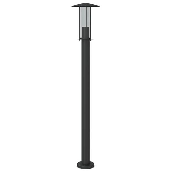 Lampadaire de jardin - Lampadaire d'extérieur noir 100 cm acier inoxydable-JU1060 - Image 5
