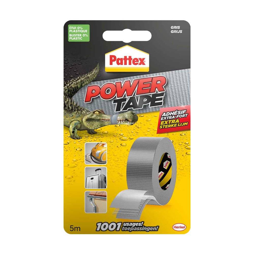 Pattex - ADHESIF POWER TAPE 5X5M GRIS