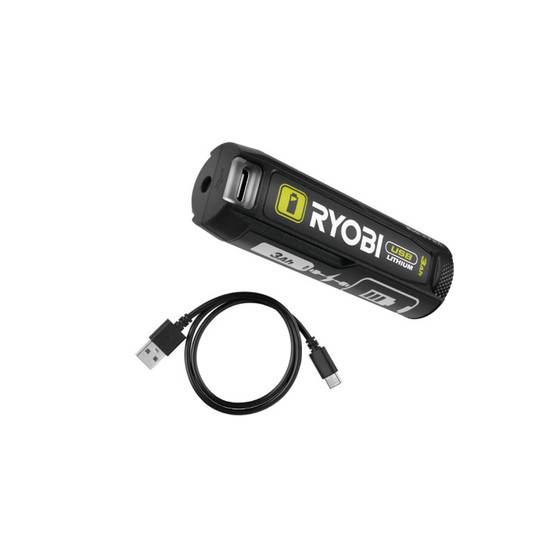 Ryobi - Batterie RYOBI 4V USB Lithium - 3,0Ah - avec câble USB - RB4L30 - Image 1