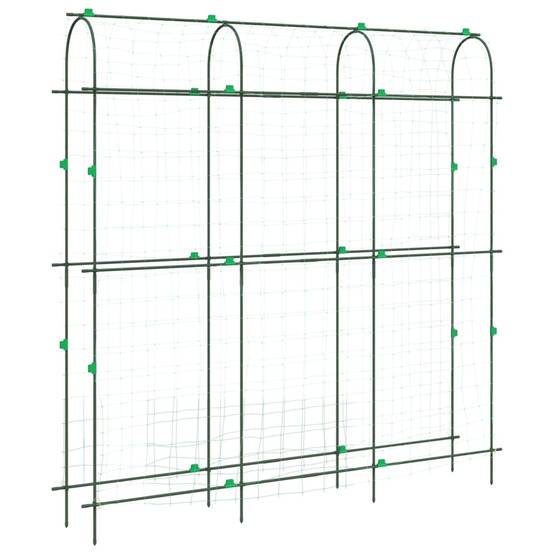 Grillage de jardin - Clôture à treillis - Treillis de jardin pour plantes grimpantes 3 pcs forme en U - Image 4