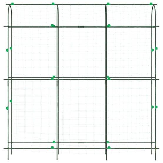 Grillage de jardin - Clôture à treillis - Treillis de jardin pour plantes grimpantes 3 pcs forme en U - Image 5
