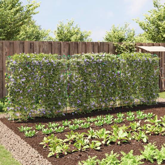 Grillage de jardin - Clôture à treillis - Treillis de jardin pour plantes grimpantes 3 pcs forme en U - Image 3