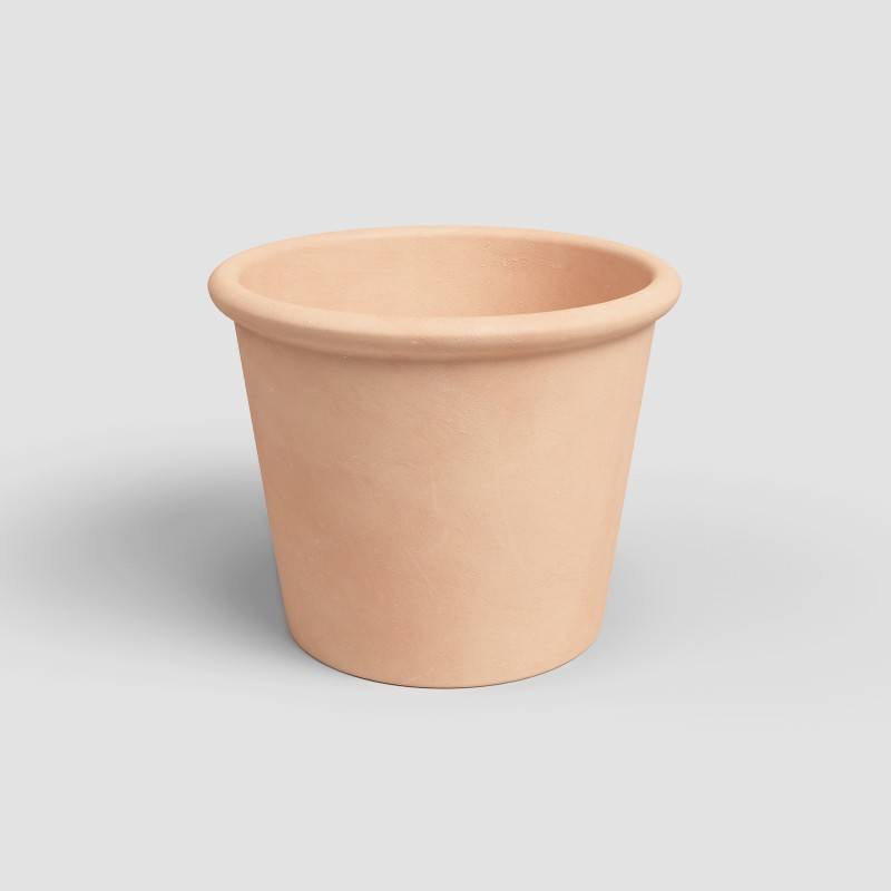 Artevasi - Pot cylindrique Saramago terre cuite antique Ø 44 cm - ARTEVASI