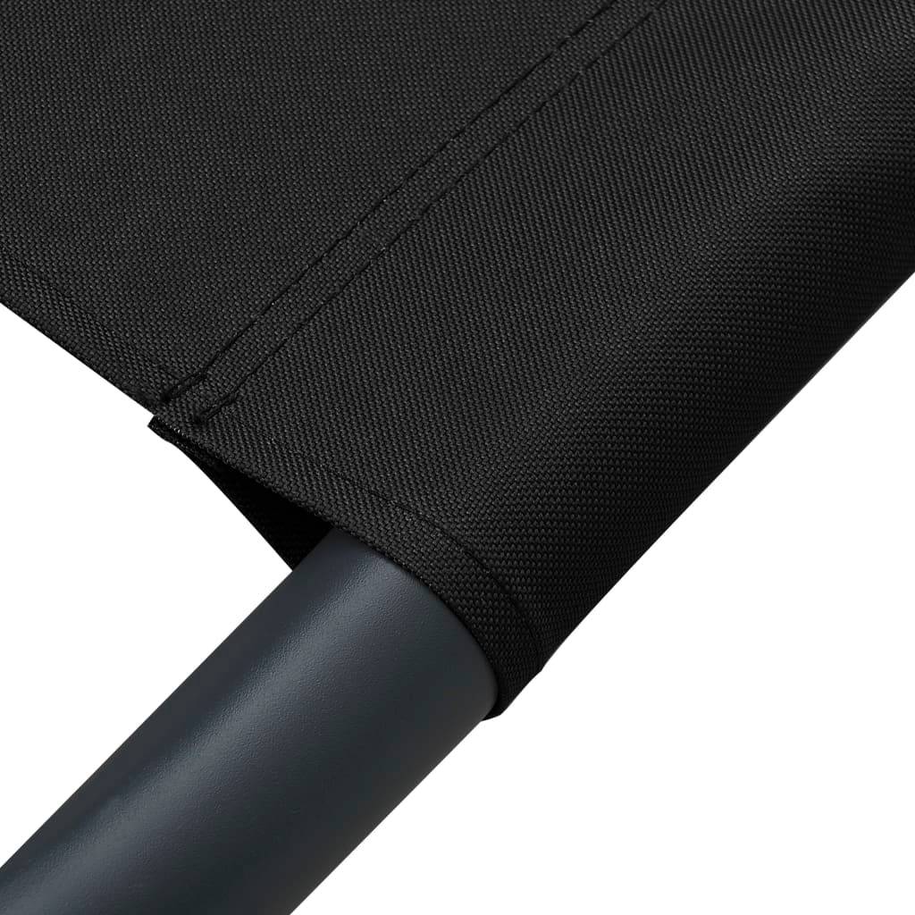 Prolenta Premium - Chaise longue pliante/transat  Garinor Noir  200 X 145 cm  - P87209N - Image 6