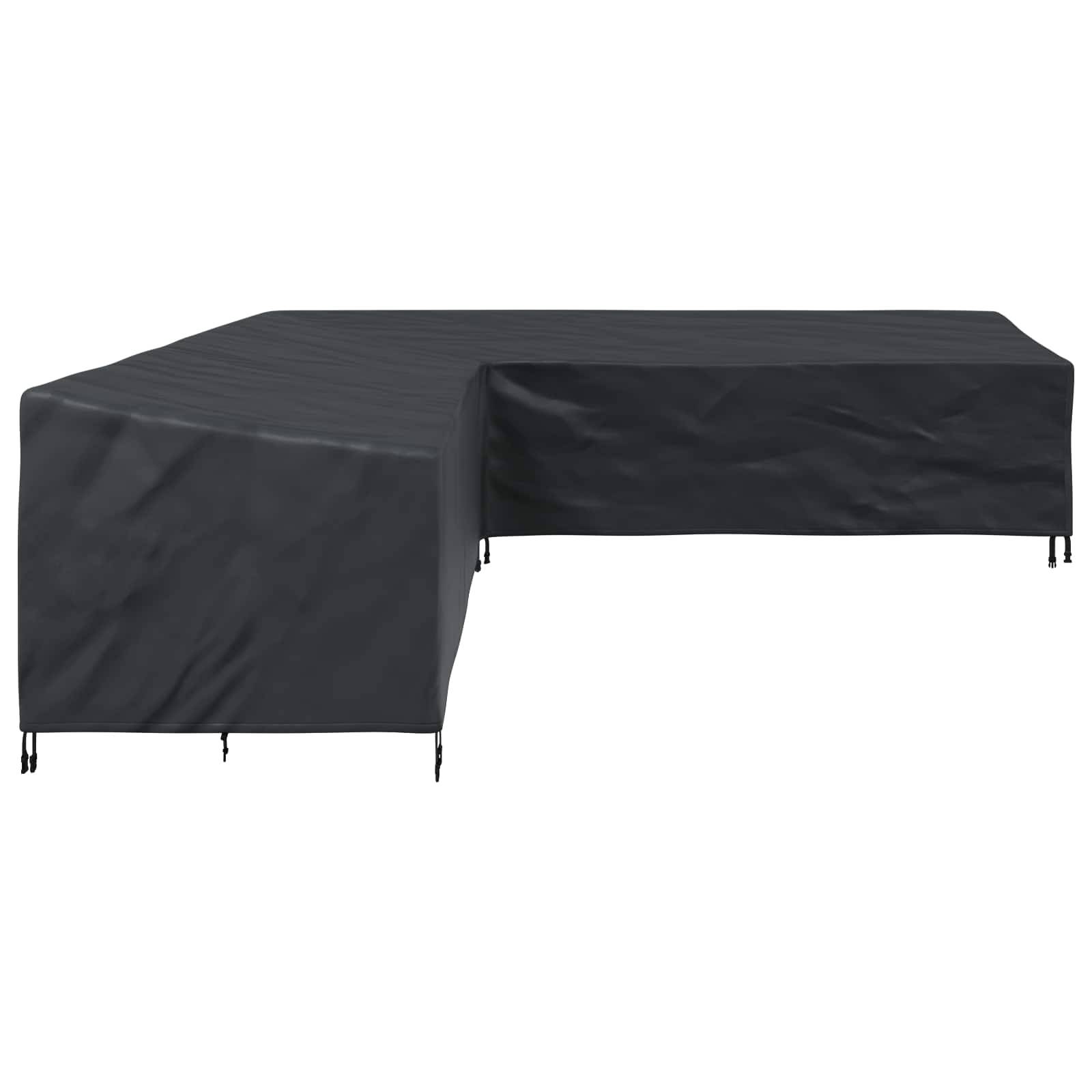 Housse de meubles tissu Oxford noir 300 x 300 x 80 cm - PANGIVO - Image 7