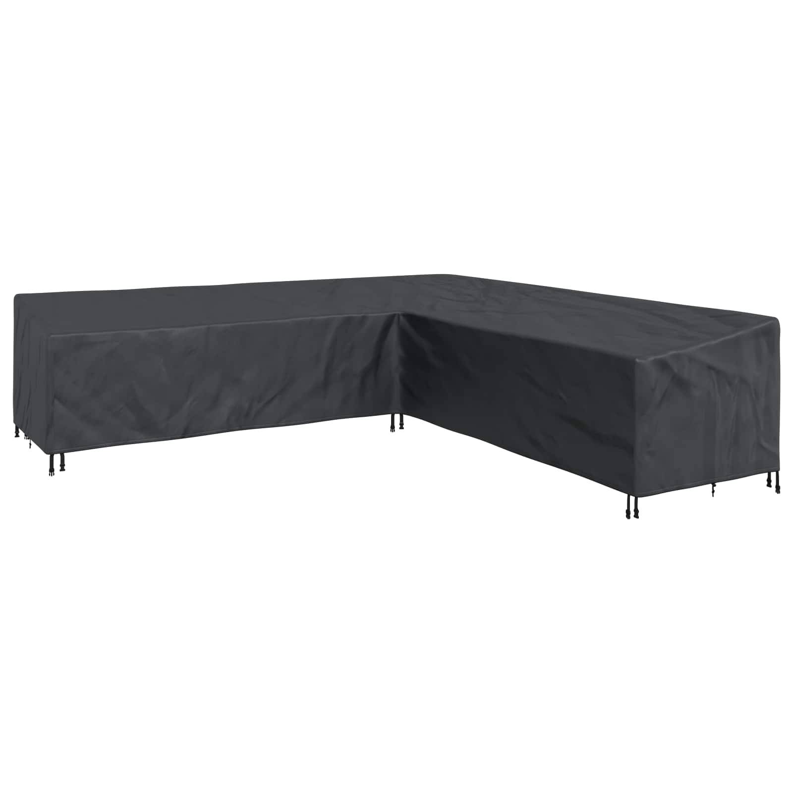 Housse de meubles tissu Oxford noir 300 x 300 x 80 cm - PANGIVO - Image 2