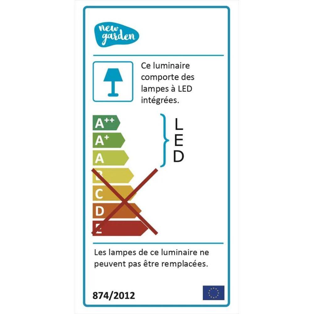 Lampadaire extérieur à led Kaktus 100 cm Alimentation électrique - Image 4