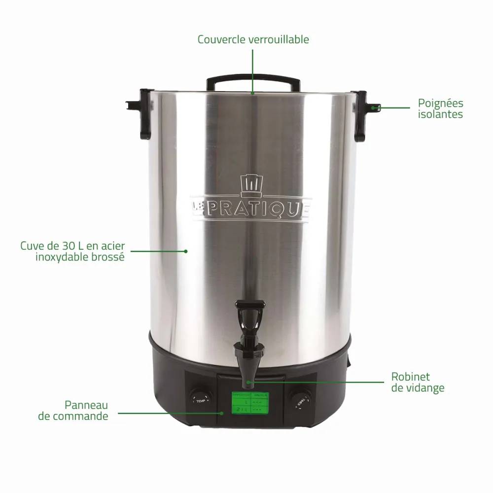 LE PRATIQUE - Kit stérilisateur 30 L, pince et ouvre-bocal Le Pratique - Image 8