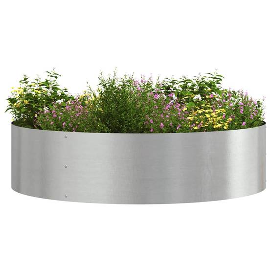 Vidaxl - Anneau de jardinière 5 pcs Argenté 80 x 80 x 20 cm vidaXL 873629 - Image 4