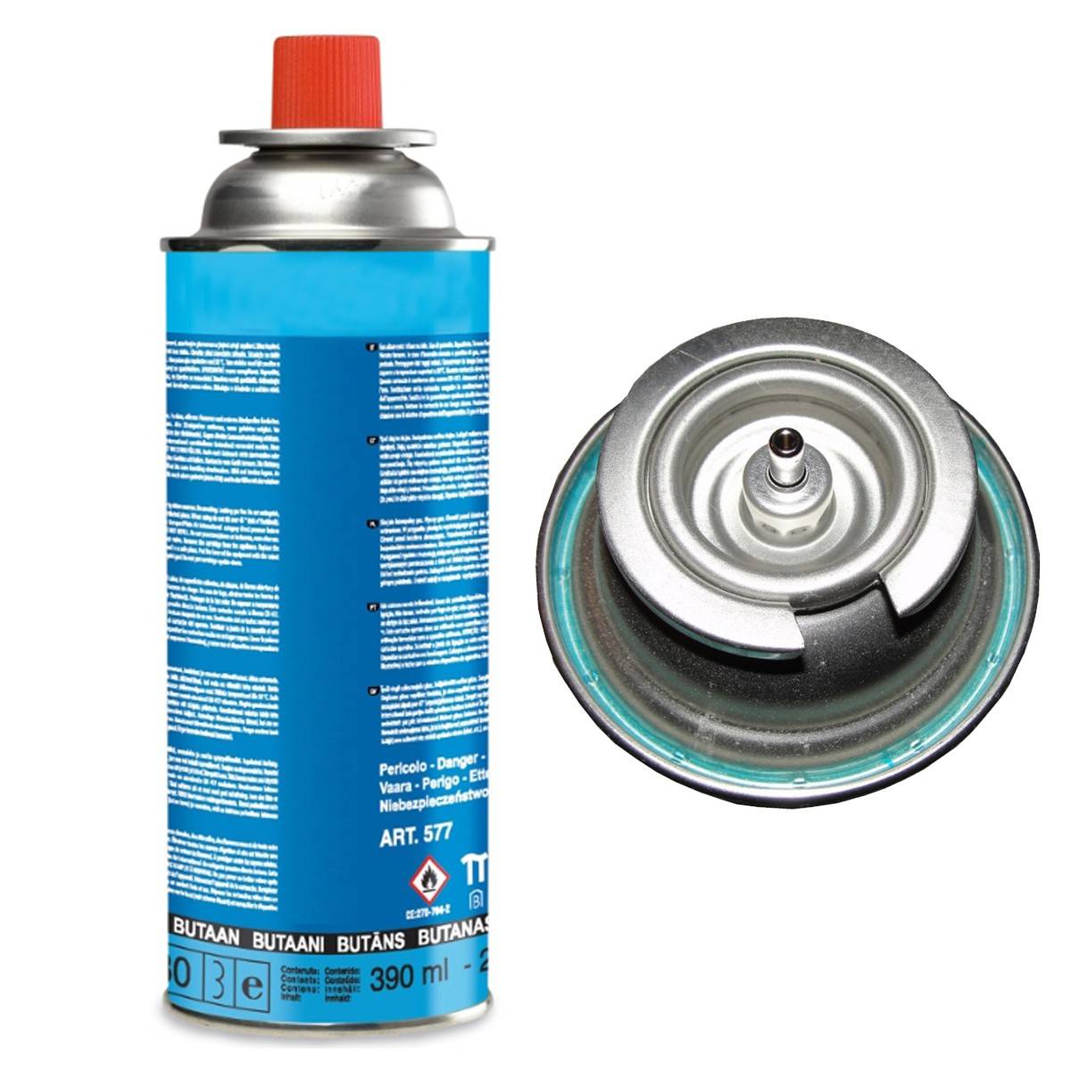 Plancha à gaz portable 2300W + 4 cartouches de gaz + Valise de transport KEMPER - Image 5