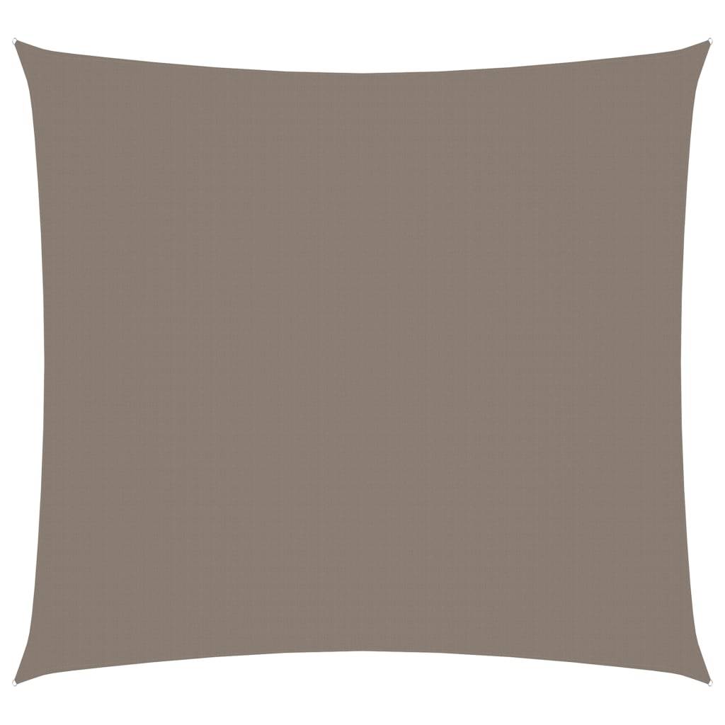 Helloshop26 - Voile toile d'ombrage parasol tissu oxford carré 7 x 7 m taupe - Image 1
