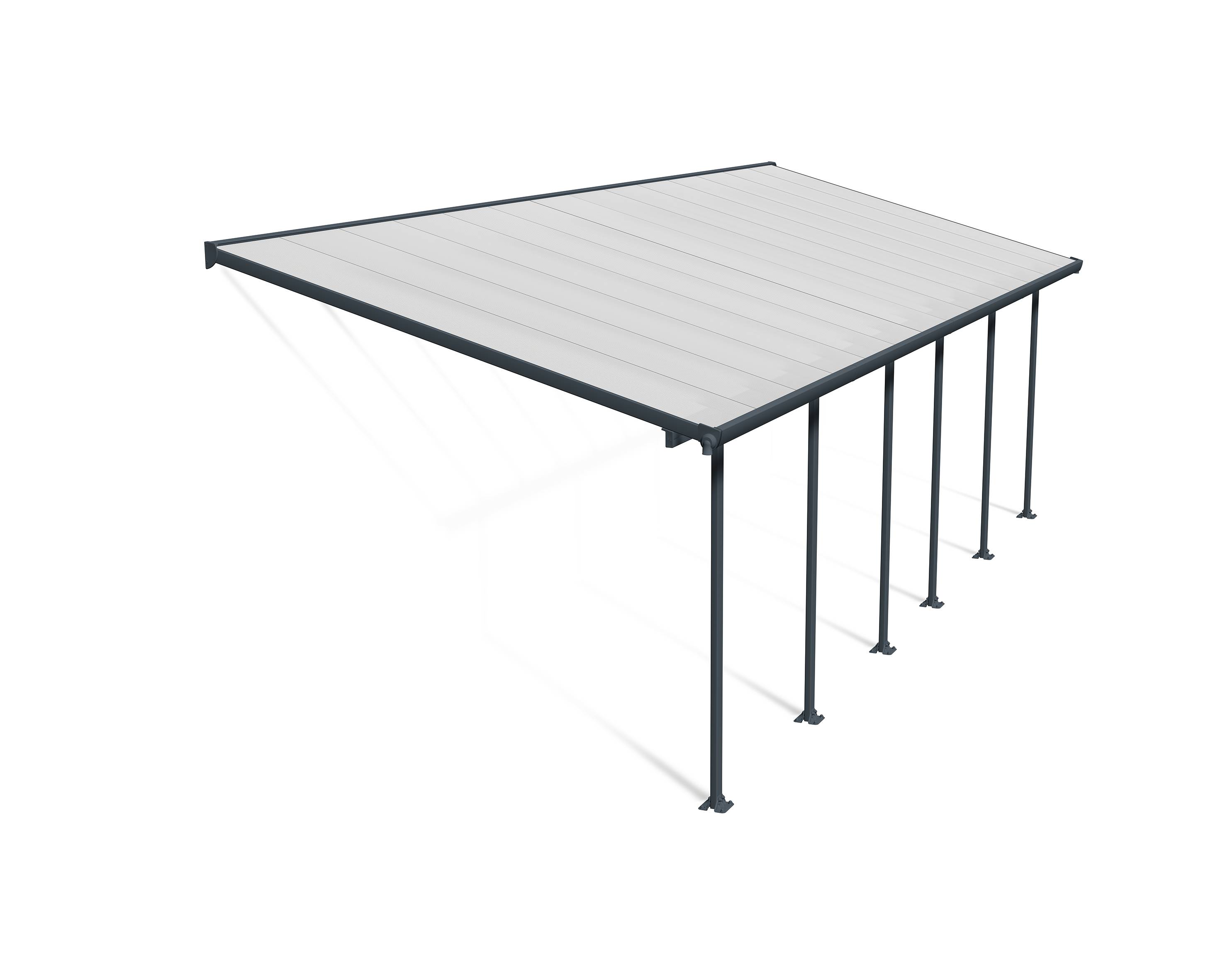 Canopia - Canopia Pergola Feria 3X8,5 Grise - Image 1