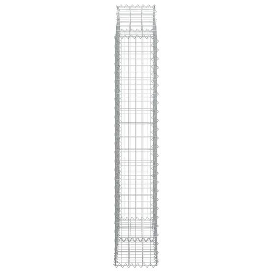 Vidaxl - Panier de gabions arqué 100x30x160/180 cm Fer galvanisé vidaXL 153428 - Image 5