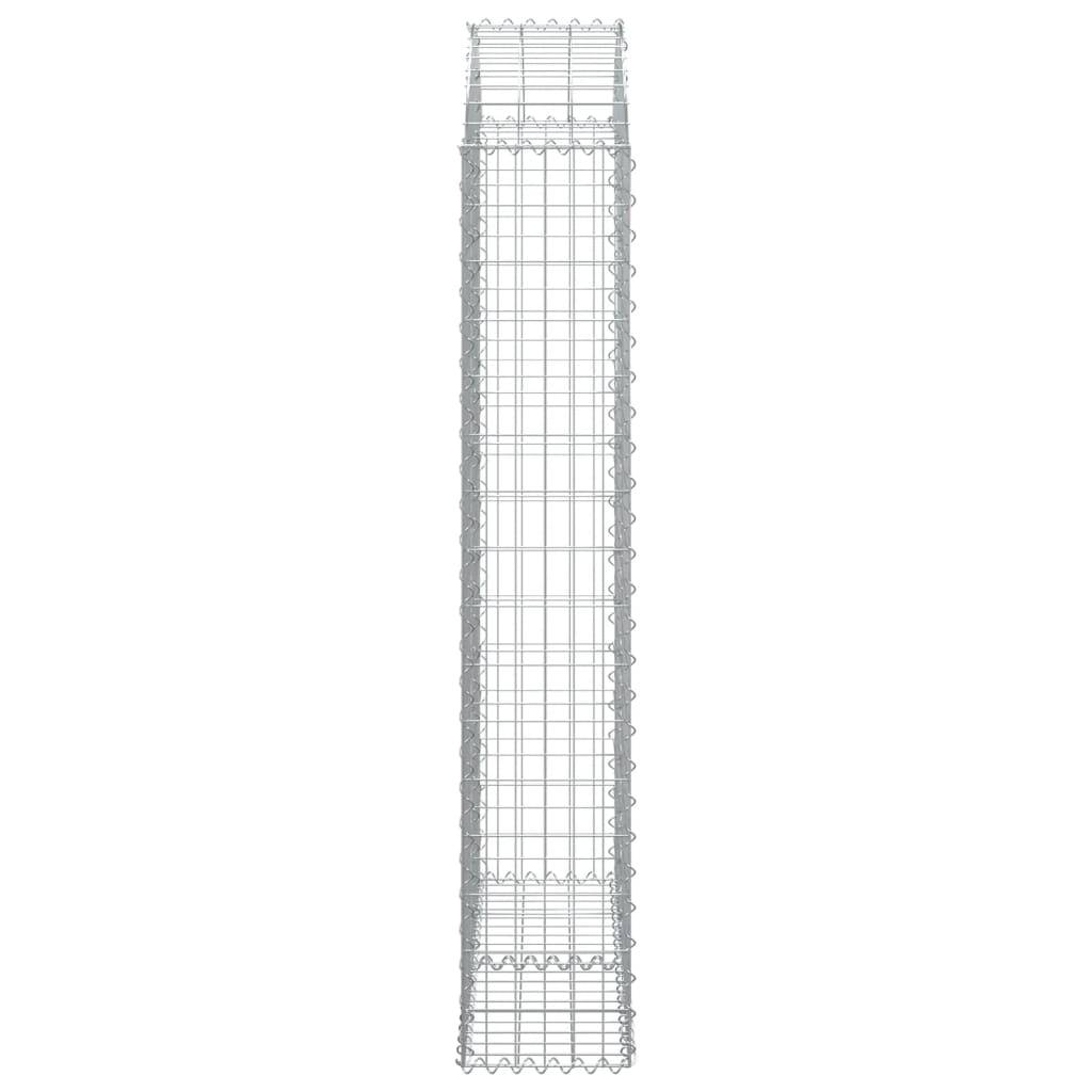 Vidaxl - Panier de gabions arqué 100x30x160/180 cm Fer galvanisé vidaXL 153428 - Image 5