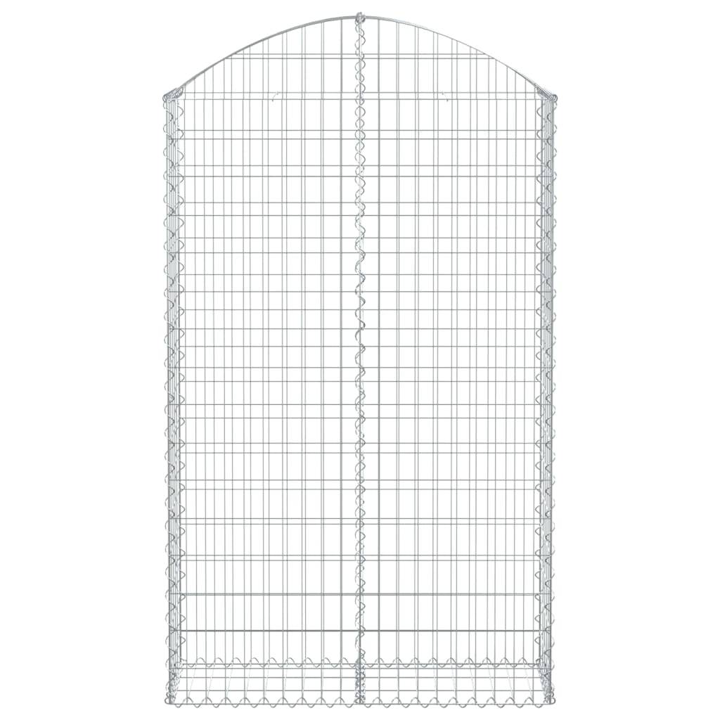 Vidaxl - Panier de gabions arqué 100x30x160/180 cm Fer galvanisé vidaXL 153428 - Image 6