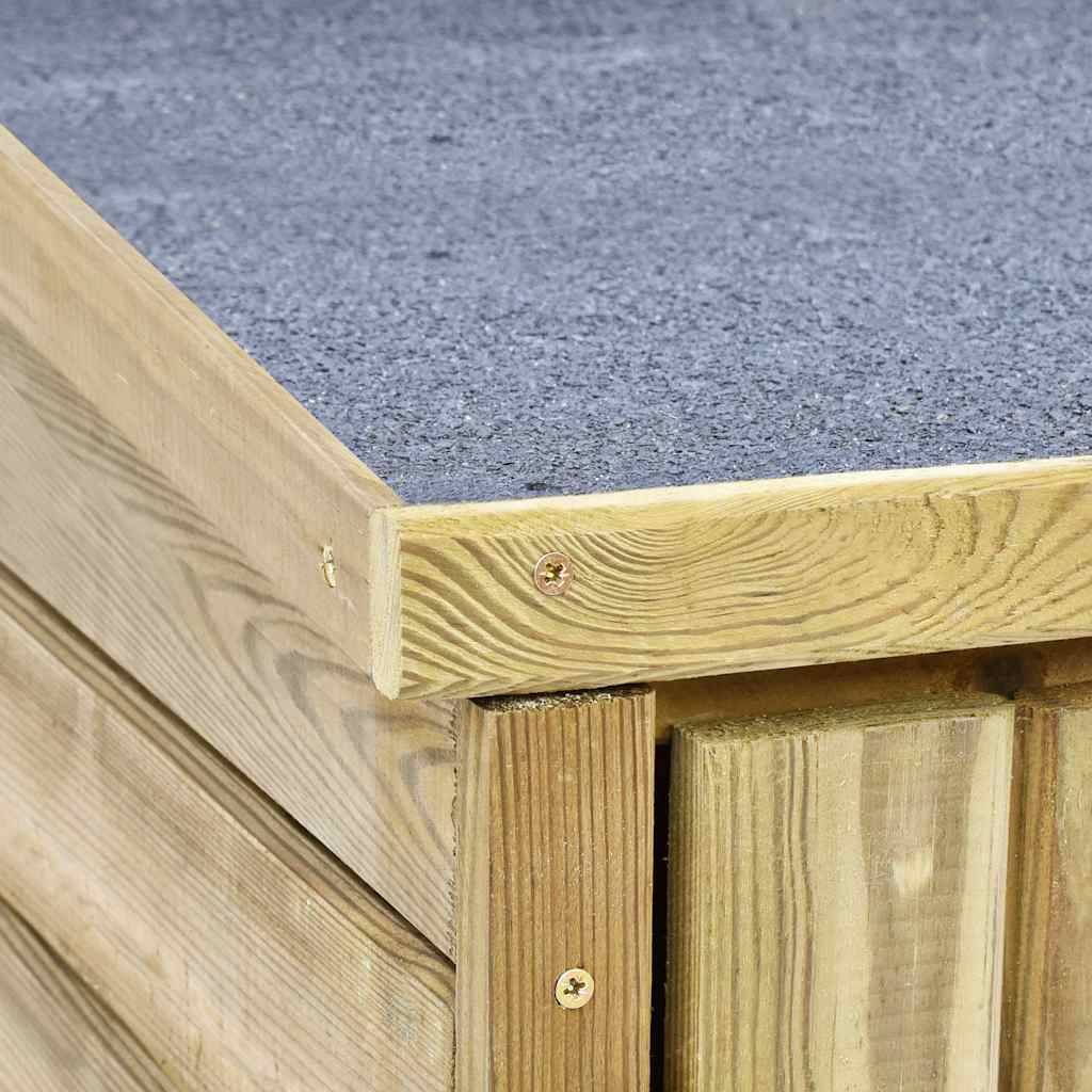 Vidaxl - Abri de jardin 232x110x170 cm Bois de pin imprégné vidaXL 46363 - Image 4