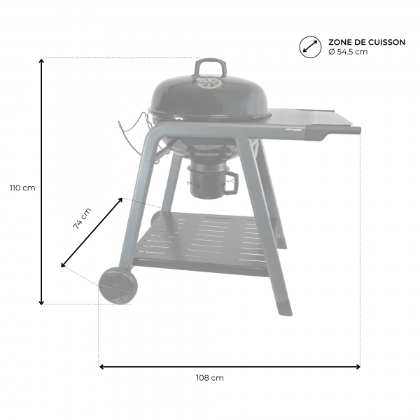 Cook in Garden - Barbecue à charbon TONINO 60 - Image 7