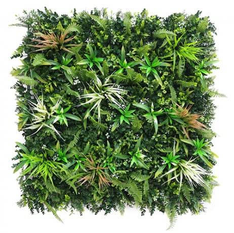 Mur végétal artificiel savane 1m x 1m, Long 4 m - Image 1