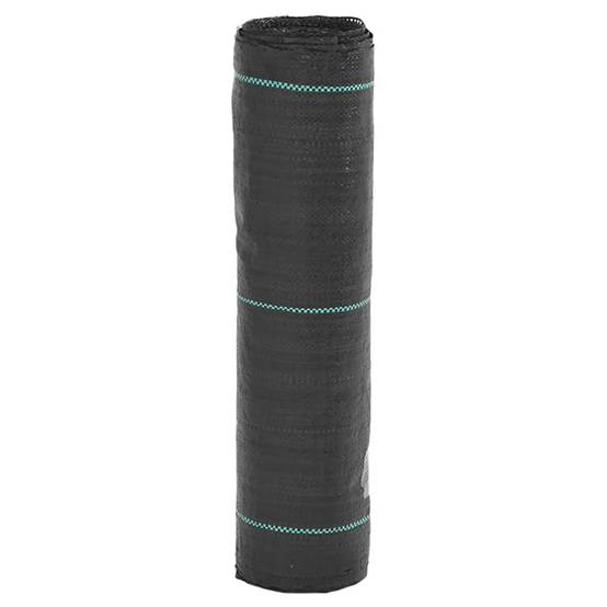Toile de Paillage 60g/m² Anti-Mauvaises Herbes pour Jardin Potager Allée 0,5x150 m Noir - ComfortXL Outdoor Living - Image 1