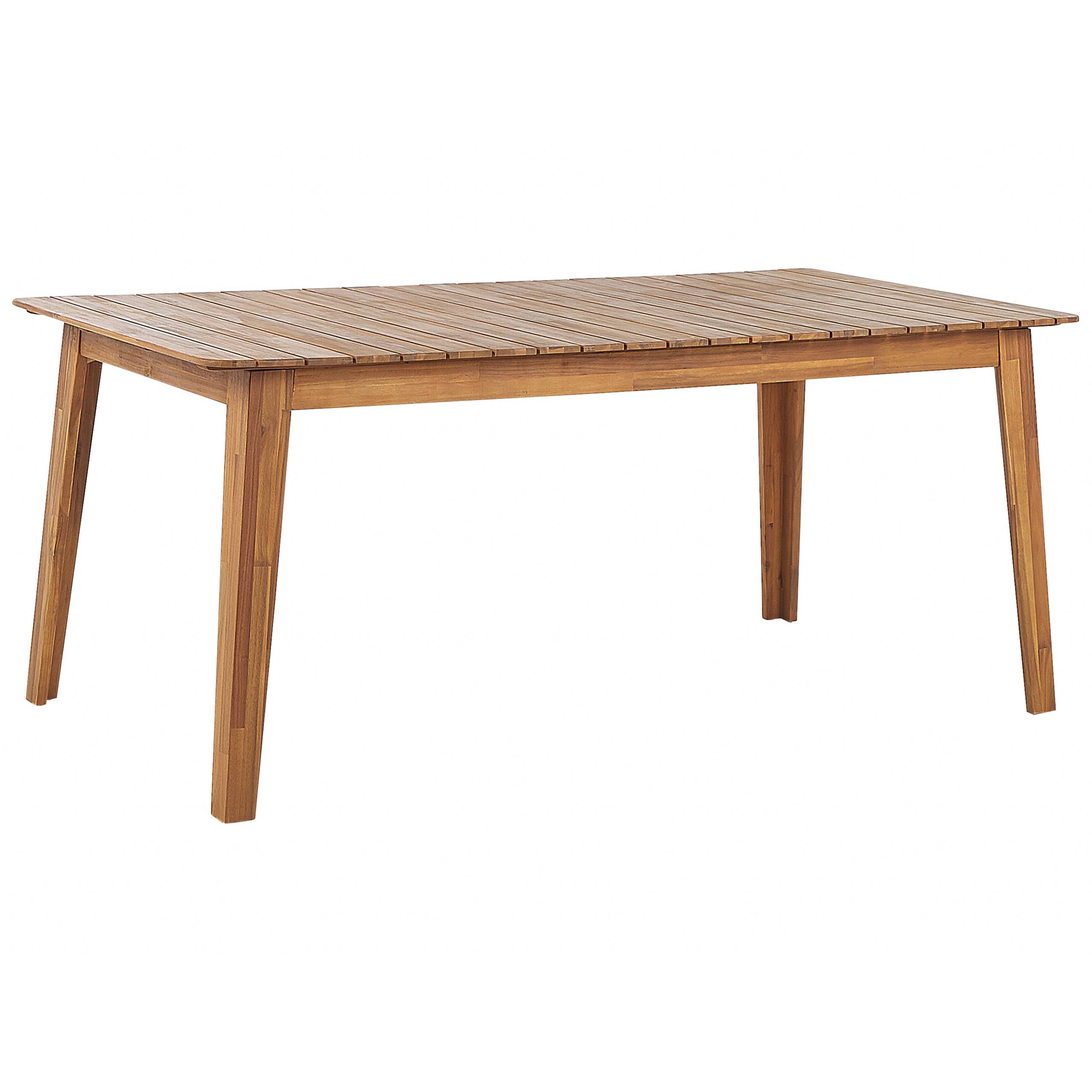 Beliani - Set de salle à manger, 6 Personnes Acacia Marron FORNELLI - Beliani - Image 7