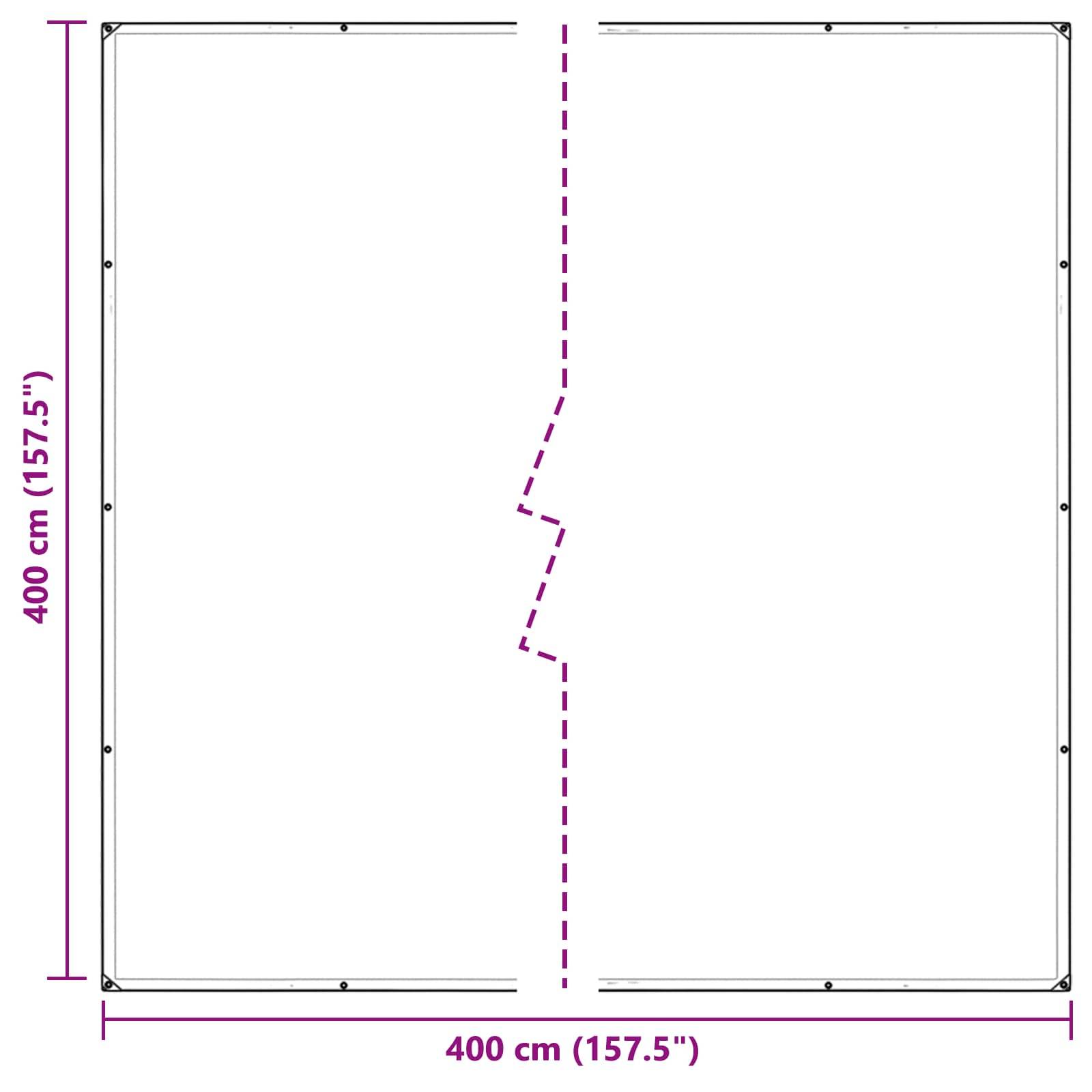 Vidaxl - Couverture pour plantes 4 x 4 m PE Transparent vidaXL 3429277 - Image 3