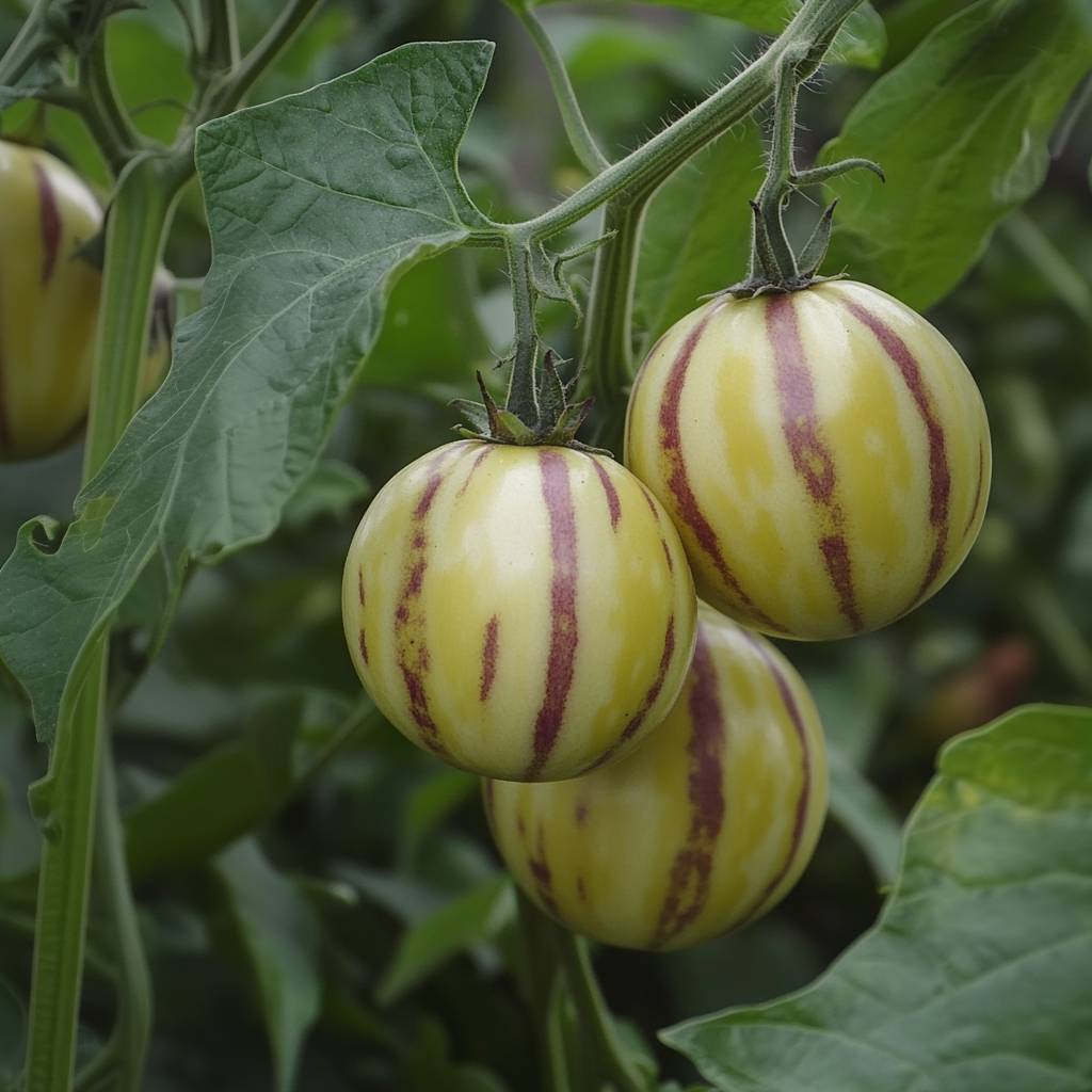 Tomatillo - Set de 6 - Solanum Muricatum 'Pepino gold' - Hauteur 25-40cm - ⌀9cm - Image 4