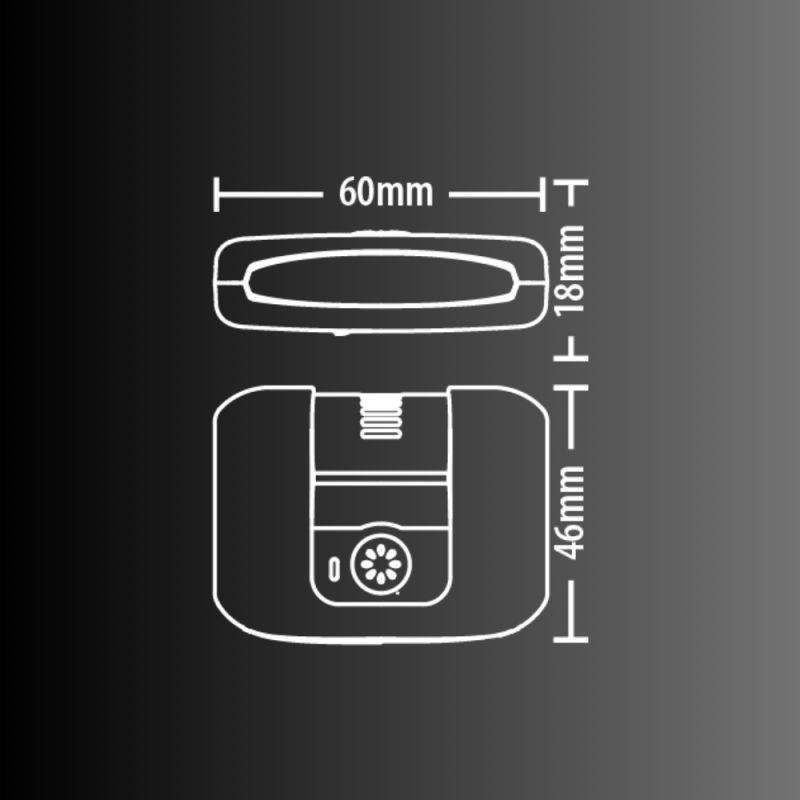 Xanlite - Lampe frontale LED 2 en 1 pour vélo rechargeable USB, 170 Lumens - FR200VEL - Image 6