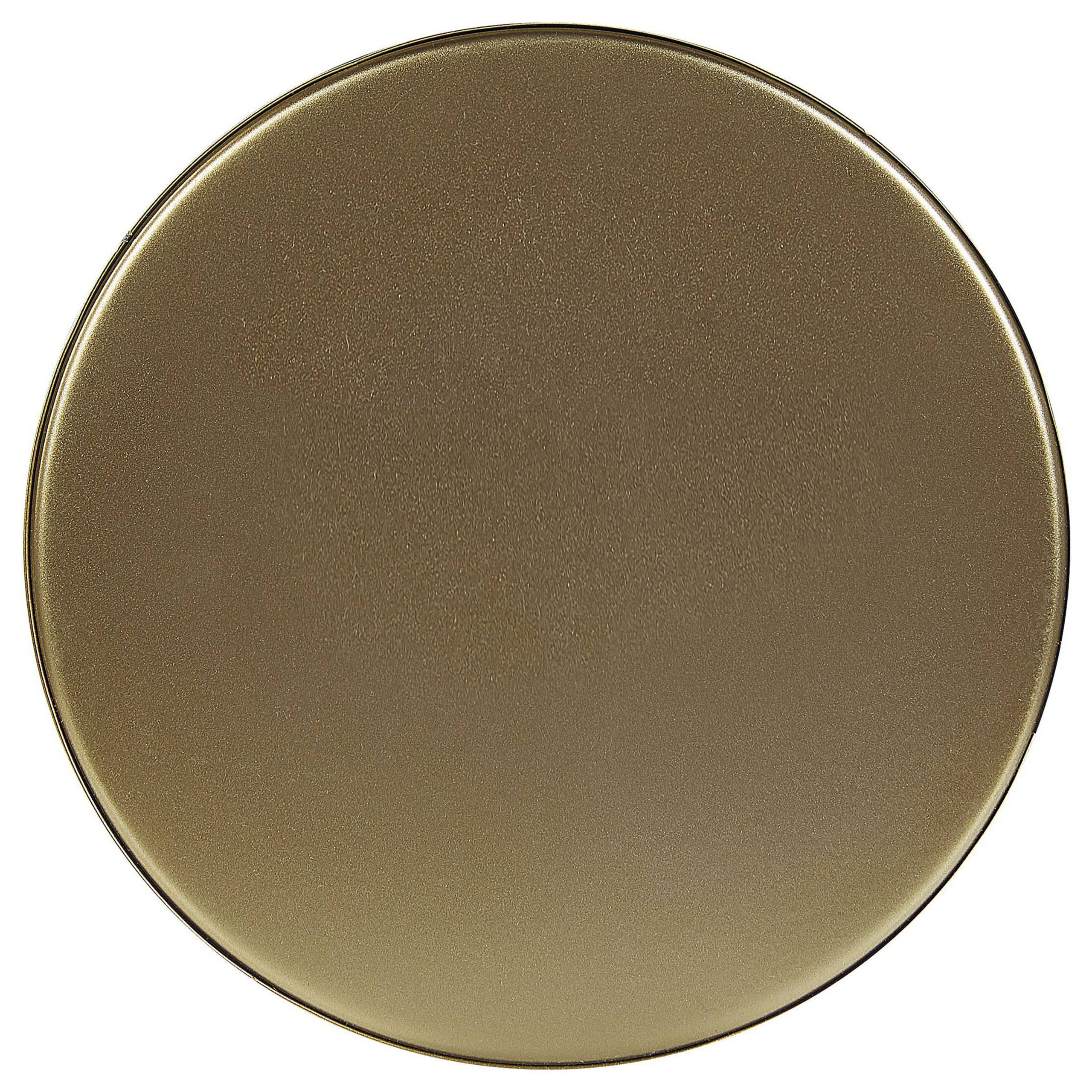 Beliani - Cache Pot de Fleurs en Acier Doré 16 cm de Diamètre et en Forme de Tambour pour Intérieur ou Extérieur Glamour Beliani - Image 5