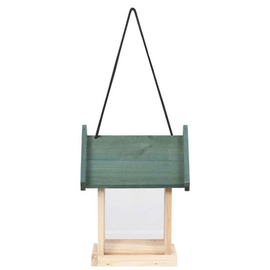 ComfortXL - Lot de 4 Mangeoires à oiseaux en bois de sapin à suspendre pour jardin Beige – ComfortXL Pet Living - Image 5